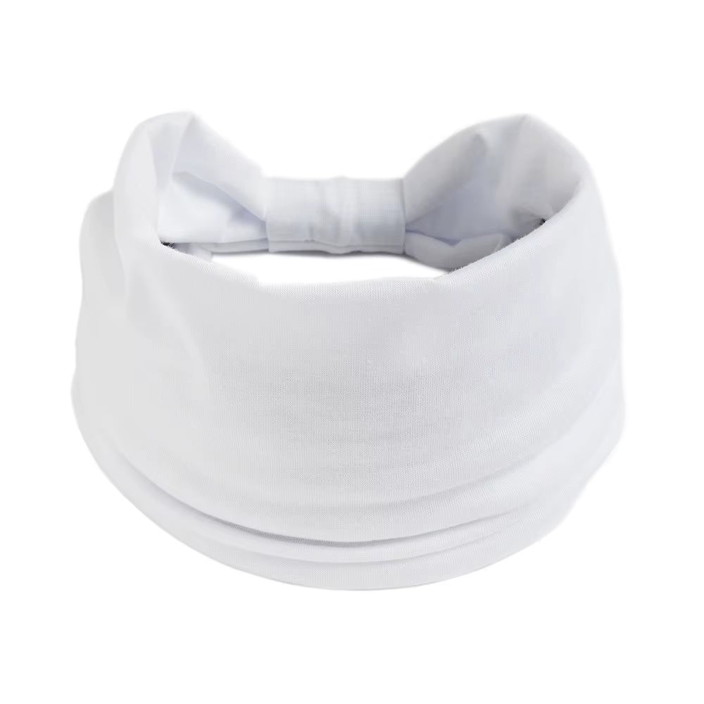 Head Band Women Hair Accessories Solid Wide Headband Bowknot Turbans Wash Face Make-Up Hair Band Sports Running Yoga Headbands