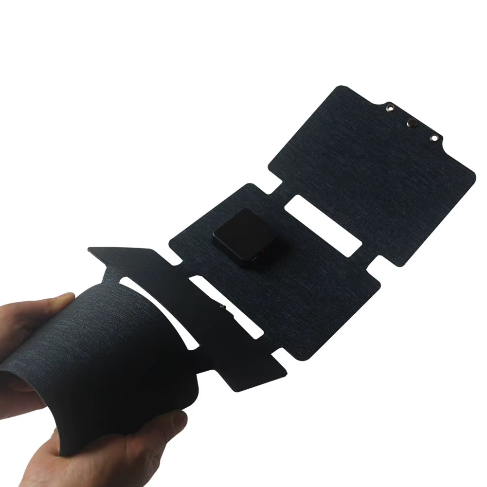 20W Flexible ETFE Solar Panel Charger Usb/Type-C Foldable Solar Panels IPX6 Waterproof Flexible Folding Solar Charger for Phone
