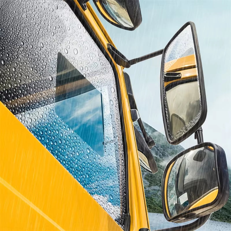 1-2PCS Car Side Window Rearview Rain Film Anti-Fog Rain-Proof Home Bathroom Mirror Waterproof Car Sticker Films 30Cmx100Cm