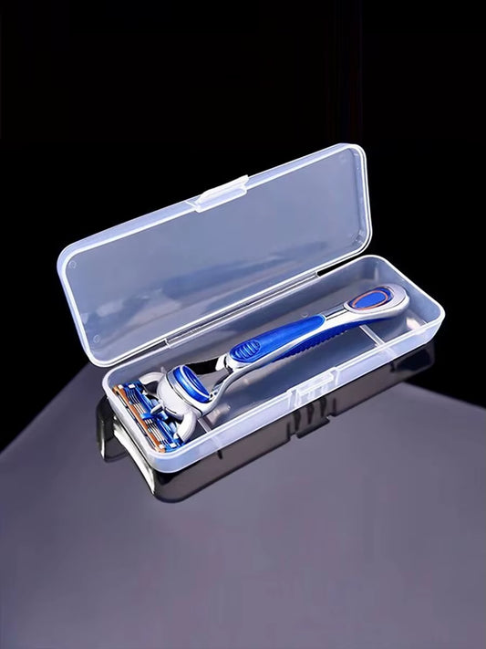 Manual Shaver Storage Box Specialized Tool Holder for Business Trips Double-Layer Multifunctional Portable