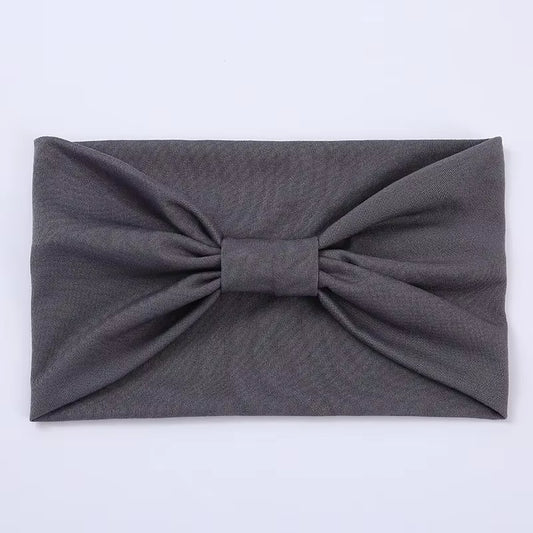 Head Band Women Hair Accessories Solid Wide Headband Bowknot Turbans Wash Face Make-Up Hair Band Sports Running Yoga Headbands