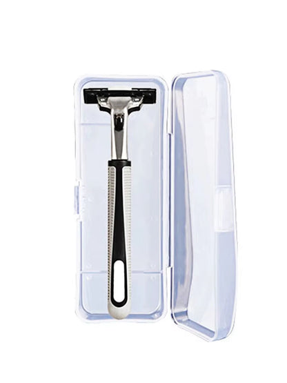 Manual Shaver Storage Box Specialized Tool Holder for Business Trips Double-Layer Multifunctional Portable