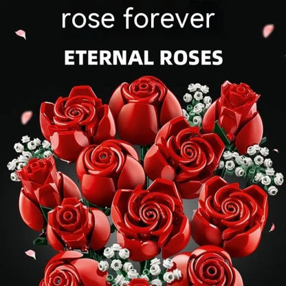 Rose Bouquet Building Blocks